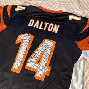Andy Dalton #14 Cincinnati Bengals Black Home Jersey – Reebok – Men’s XL